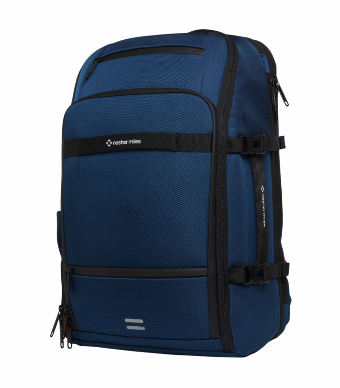 Manhattan Series Laptop Backpack – Black | Expandable 35L to 40L, 1220D Polyester, Multi-Compartment & Travel-Ready | Fits Up to 17” Laptops